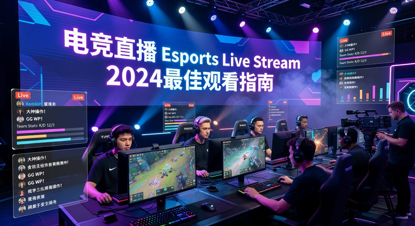 电竞直播 Esports Live Stream 观看与判断要点