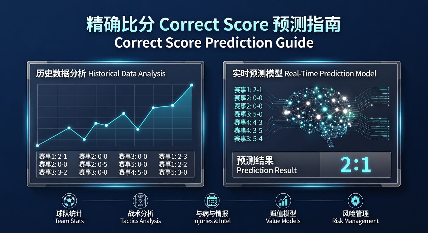 精确比分 correct score：投注技巧与赛前判断