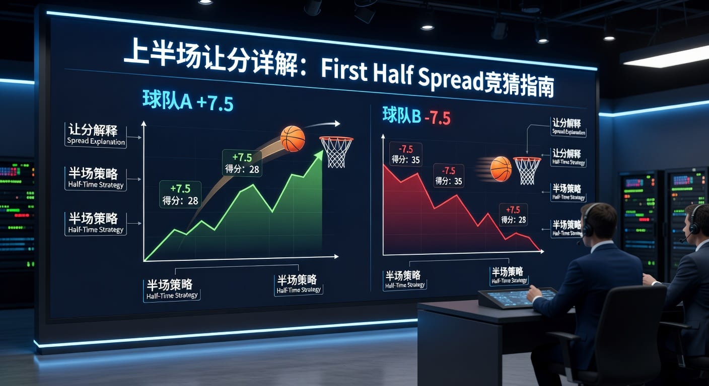 上半场让分 first half spread 实战分析｜数据体育官方入口